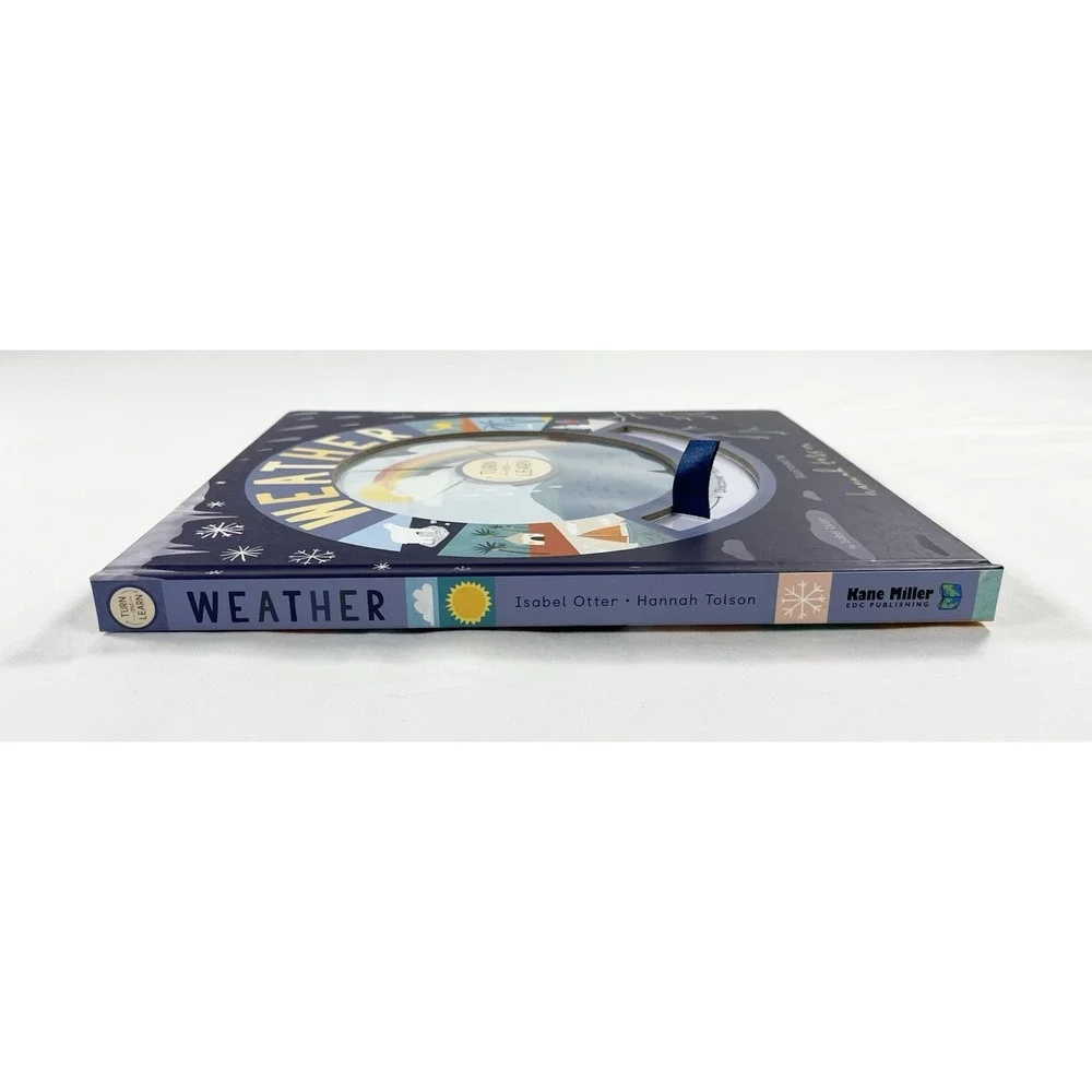 Turn & Learn Weather Childrens Interactive Board Book Isabel Otter Hannah Tolson